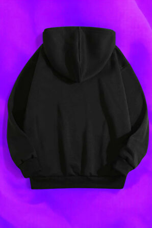 Uyguntarz Happiness Baskılı Oversize Sweatshirt