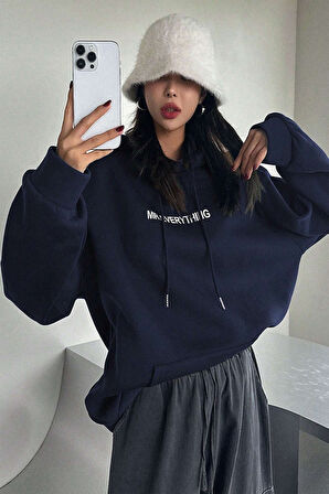 Uyguntarz Mr. Everyting Baskılı Oversize Sweatshirt