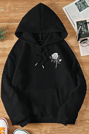 Uyguntarz Nature Blossom Baskılı Unisex Oversize Sweatshirt