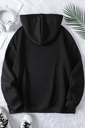 Uyguntarz Mooooody Baskılı Unisex Oversize Sweatshirt