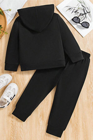 Uyguntarz 13 Baskılı Erkek Çocuk  - Kız Rahat Eşofman Takımı