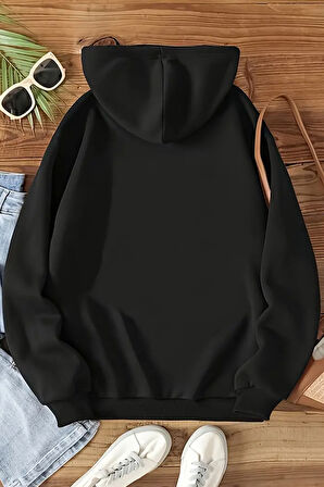 Uyguntarz Cherry Tree Baskılı Oversize Sweatshirt