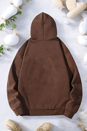 Uyguntarz Baseball Baskılı Oversize Sweatshirt