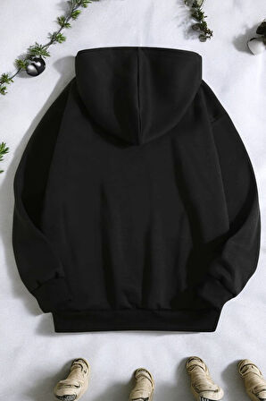 Uyguntarz Baseball Baskılı Oversize Sweatshirt