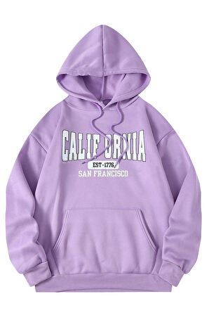 Uyguntarz Unisex California Baskılı Sweatshirt