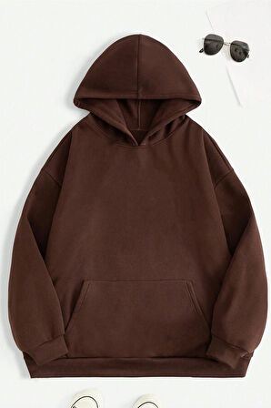 Uyguntarz Unisex Mantar Baskılı Oversize Sweatshirt