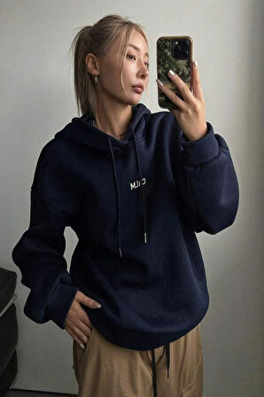 Uyguntarz Calm Baskılı Oversize Sweatshirt