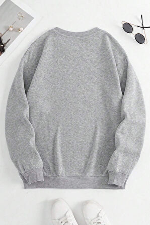 Uyguntarz Turşu Baskılı Oversize Sweatshirt