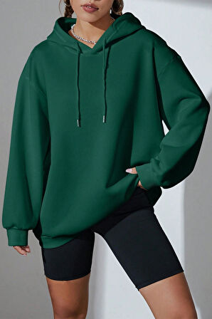 Uyguntarz Good Loves You Baskılı Oversize Sweatshirt