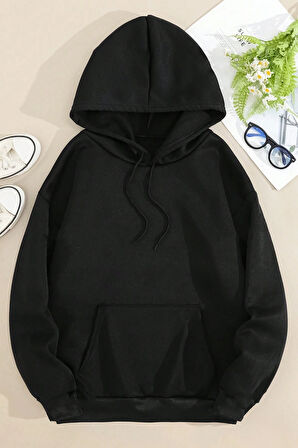 Uyguntarz Bahar Esintisi Çiçek Baskılı Oversize Sweatshirt