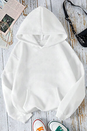 Uyguntarz Enjoy Personel Time Baskılı Oversize Sweatshirt