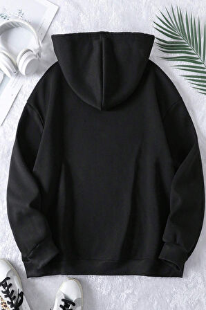 Uyguntarz Breaking Baskılı Oversize Sweatshirt