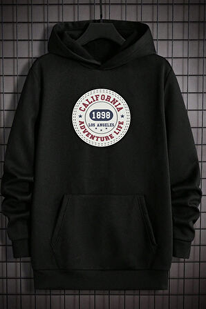 Uyguntarz California Baskılı Oversize Sweatshirt