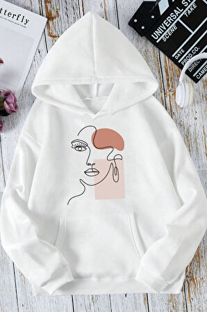 Uyguntarz Silüet Baskılı Oversize Sweatshirt