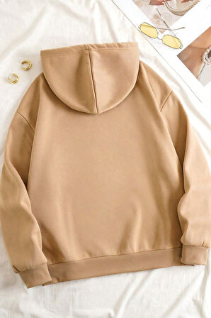 Uyguntarz Silüet Baskılı Oversize Sweatshirt