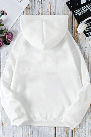 Uyguntarz Silüet Baskılı Oversize Sweatshirt