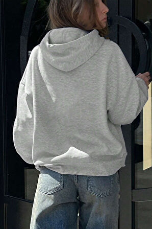 Uyguntarz Eteinal Light Baskılı Oversize Sweatshirt