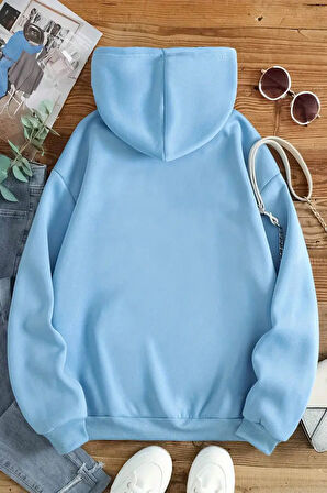 Uyguntarz Meraklı Ördek Baskılı Oversize Sweatshirt