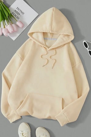 Havamda Değilim Baskılı Oversize Sweatshirt