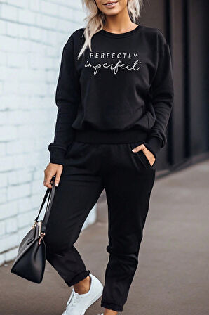 Uyguntarz Perfectly  Baskılı Eşofman Takımı