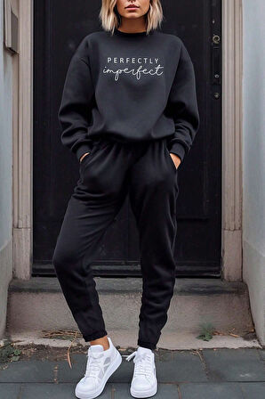 Uyguntarz Perfectly  Baskılı Eşofman Takımı