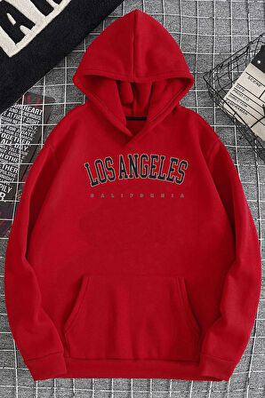Uyguntarz Unisex Los Angles  Baskılı Sweatshirt