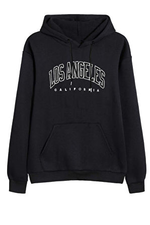 Unisex Los Angles  Baskılı Sweatshirt