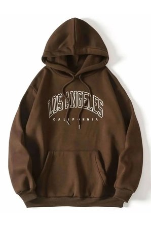 Unisex Los Angles  Baskılı Sweatshirt