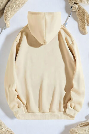 Uyguntarz Mind Life Vibes Baskılı Oversize Sweatshirt