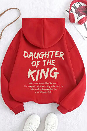 Uyguntarz Daughter Of The King Baskılı Oversize Sweatshirt