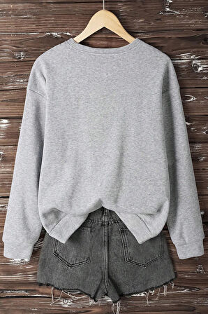 Uyguntarz Unisex Larks' Tongues in Aspic Bisiklet Yaka Sweatshirt