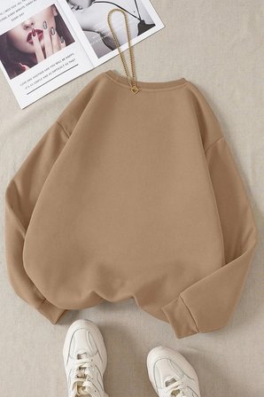 Unisex Larks' Tongues in Aspic Bisiklet Yaka Sweatshirt