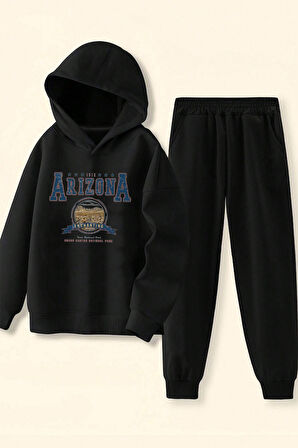 Uyguntarz Arizona Baskılı Erkek Çocuk  - Kız Rahat Eşofman Takımı