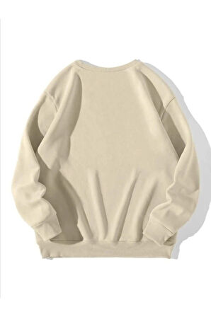 Uyguntarz Colorado Baskılı  Pamuklu Oversize Sweatshirt