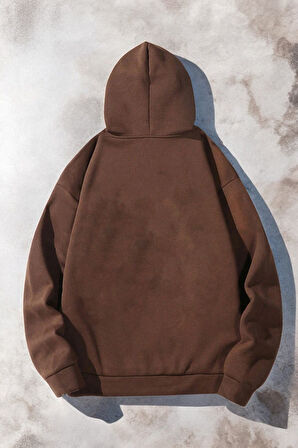 Uyguntarz Miami Baskılı  Pamuklu Oversize Sweatshirt