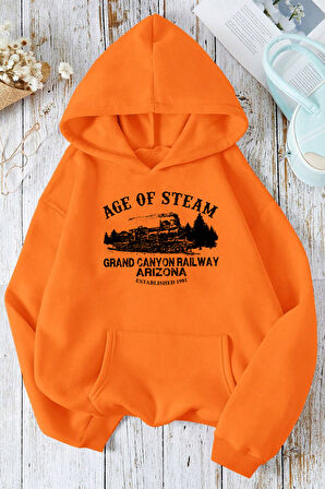 Uyguntarz Age Of Steam Baskılı Sweatshirt