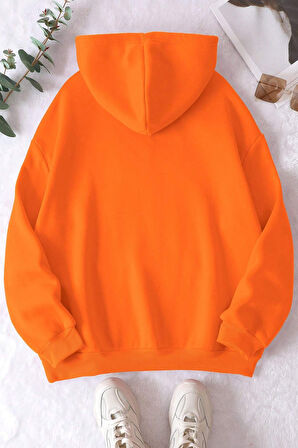 Uyguntarz Papatya Kelebek Baskılı Oversize Sweatshirt
