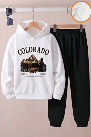 Uyguntarz Colorado Baskılı Çocuk Rahat Eşofman Takımı