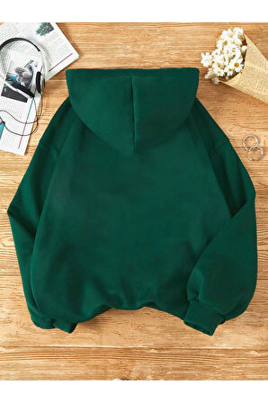 Unisex Milano Baskılı Oversize Sweatshirt