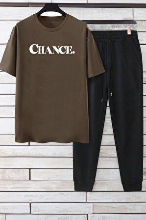 Uyguntarz Unisex Chance Baskılı Eşofman Takımı