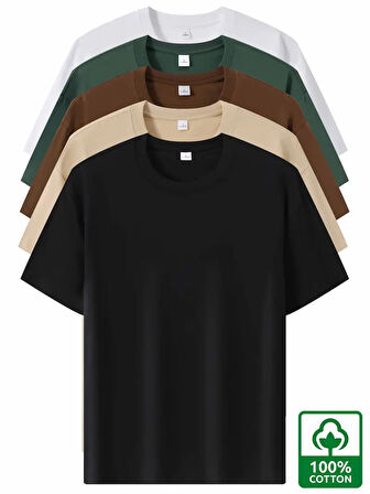 Uyguntarz Unisex Basic Model 5'll Tshirt