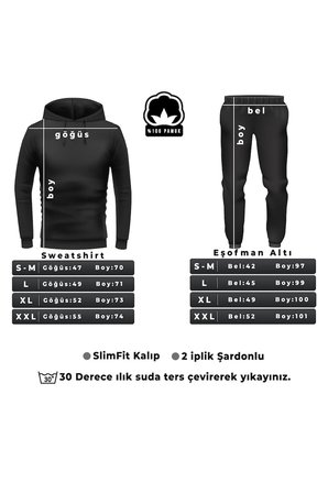 Erkek Fermuarlı Eşofman Takımı
