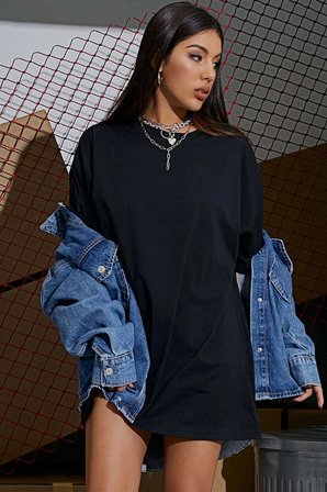 Pamuklu Daughter Of The King Baskılı Oversize T-shirt