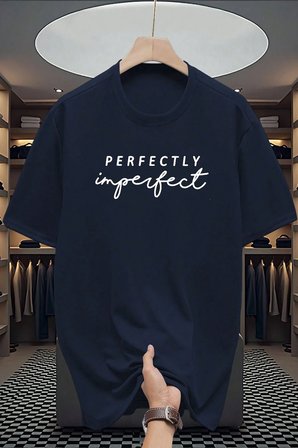 Pamuklu Perfectly Baskılı Oversize T-shirt