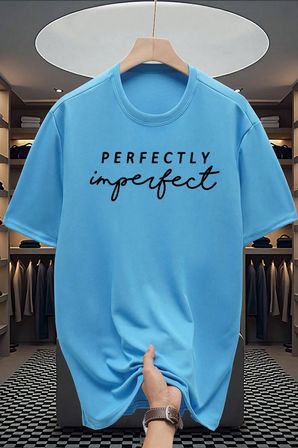 Pamuklu Perfectly Baskılı Oversize T-shirt