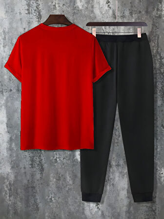 Unisex 2'li Classical Baskılı Eşofman Takımı