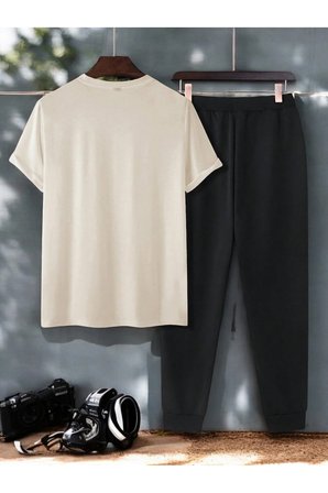 Unisex 2'li Classical Baskılı Eşofman Takımı