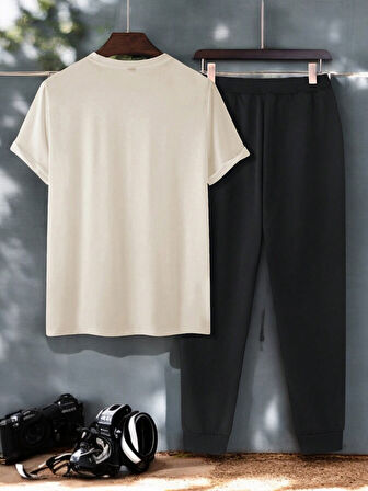 Unisex 2'li Classical Baskılı Eşofman Takımı