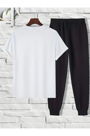Unisex 2'li Classical Baskılı Eşofman Takımı