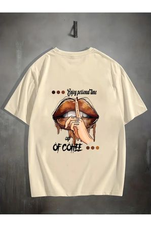 Unisex Enjoy Personel Time Baskılı Tasarım Tshirt